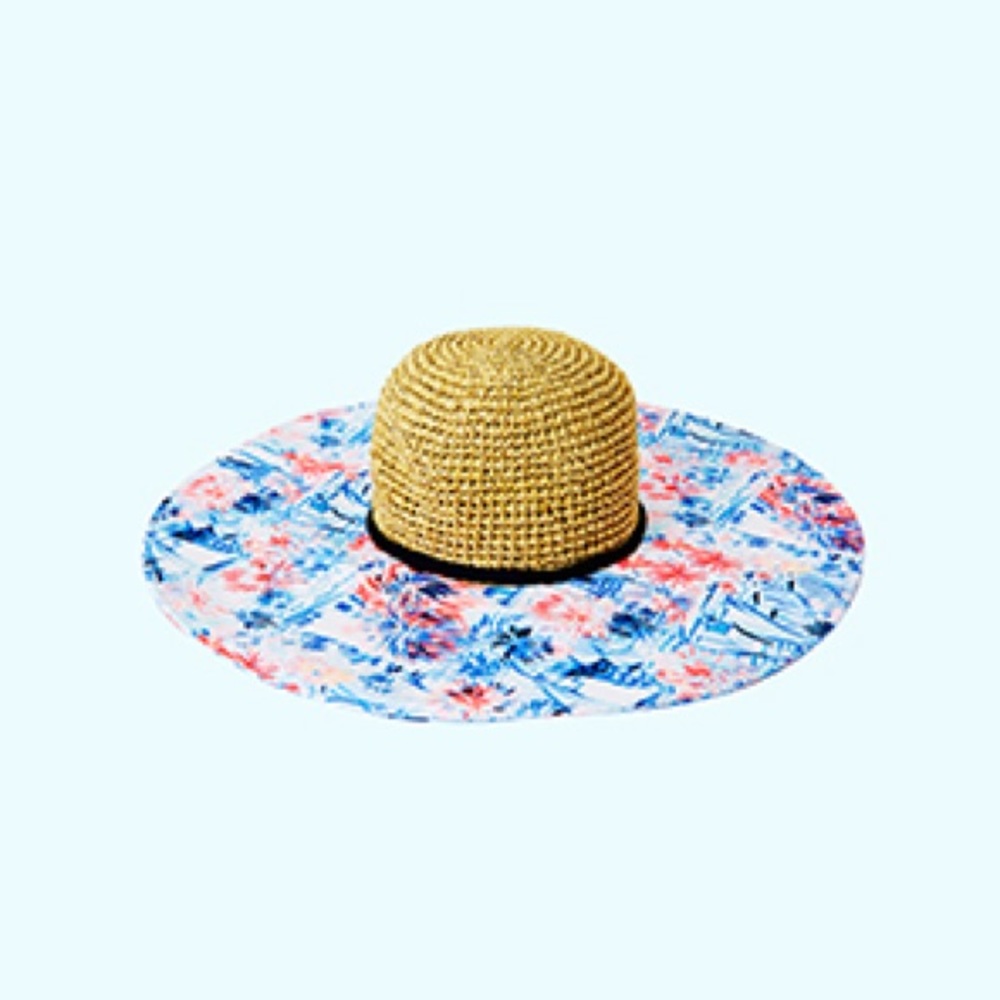 Lilly Pulitzer Straw Printed Sun Hat